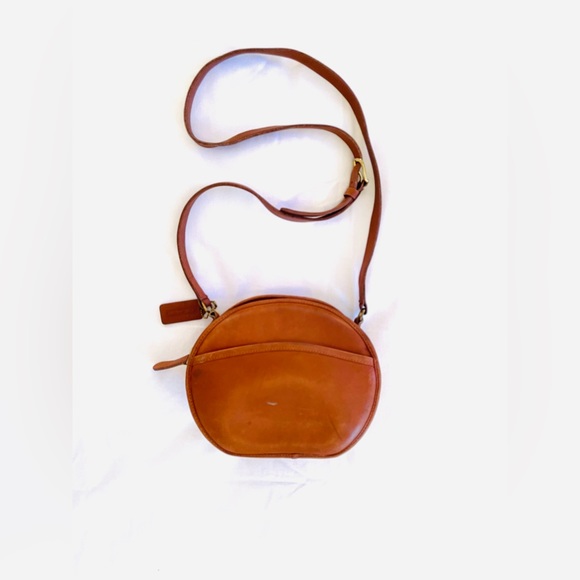 Vintage Coach Cognac Leather Canteen Bag - Picture 5 of 13